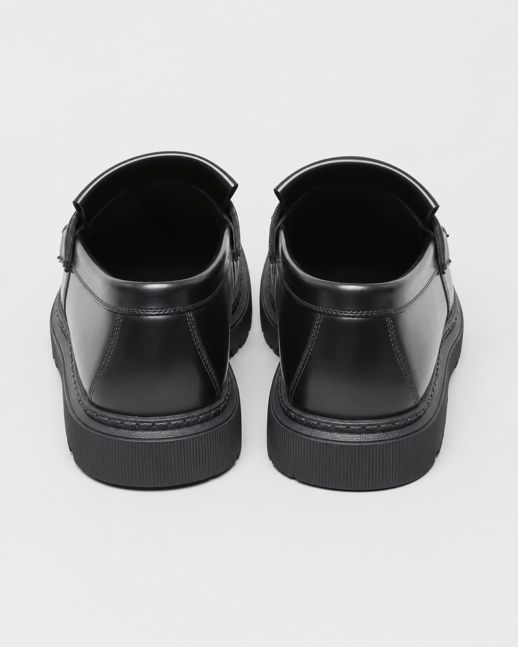 Loafers Signature Men's Glossy Black Penny Loafers