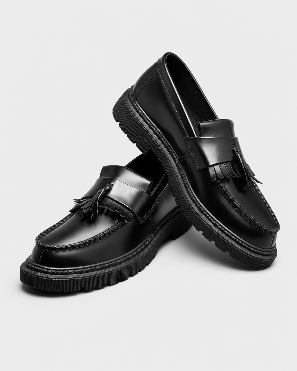 Loafers Signature Men's Glossy Black Penny Loafers