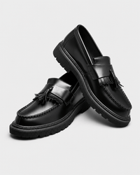 Loafers Signature Men's Glossy Black Penny Loafers