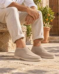 Loafers Signature Men's High-Top Ankle Slip-On Loafers