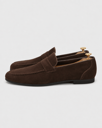 Loafers Signature Men's Leather Flat Driving Loafers