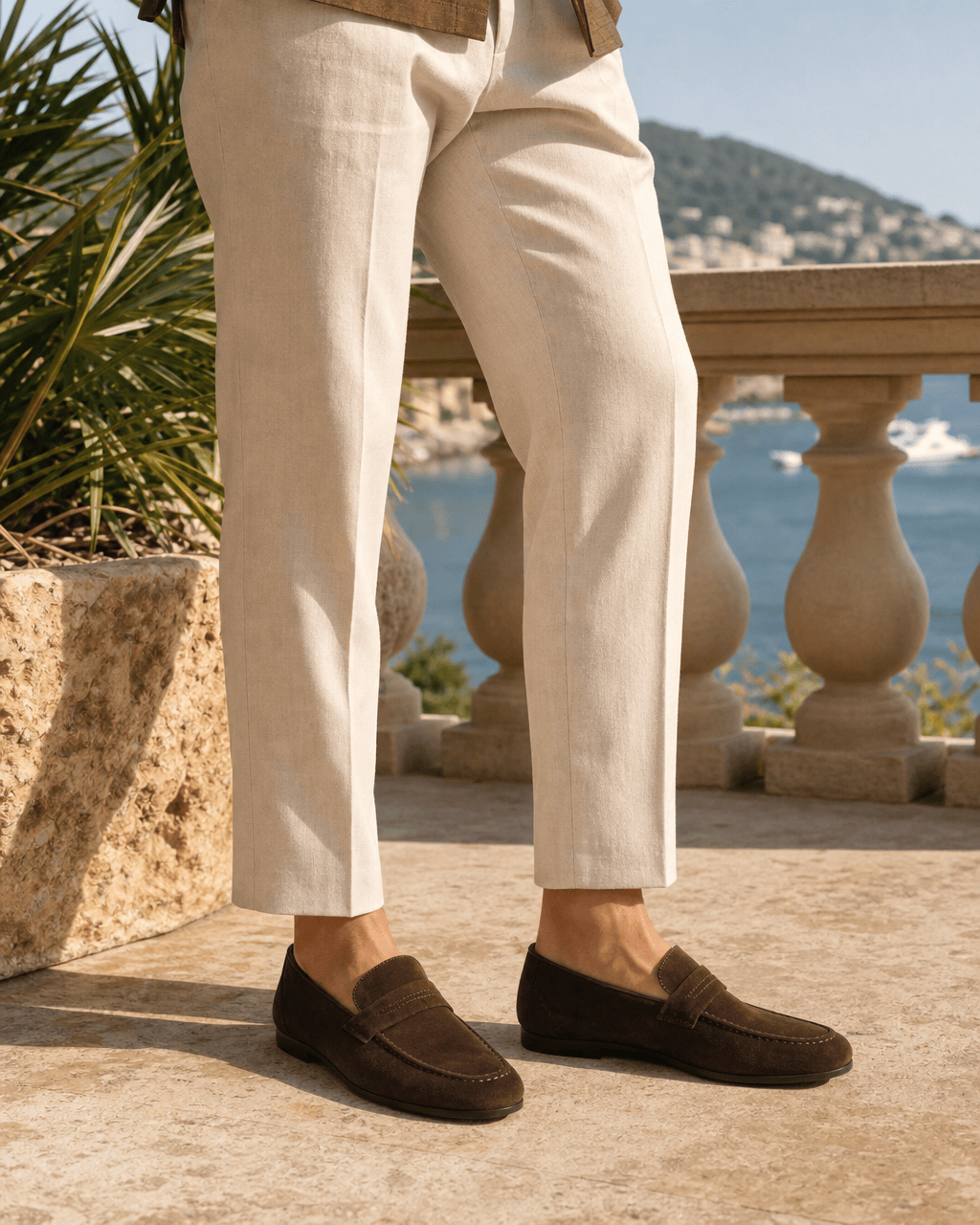 Loafers Signature Men's Leather Flat Driving Loafers