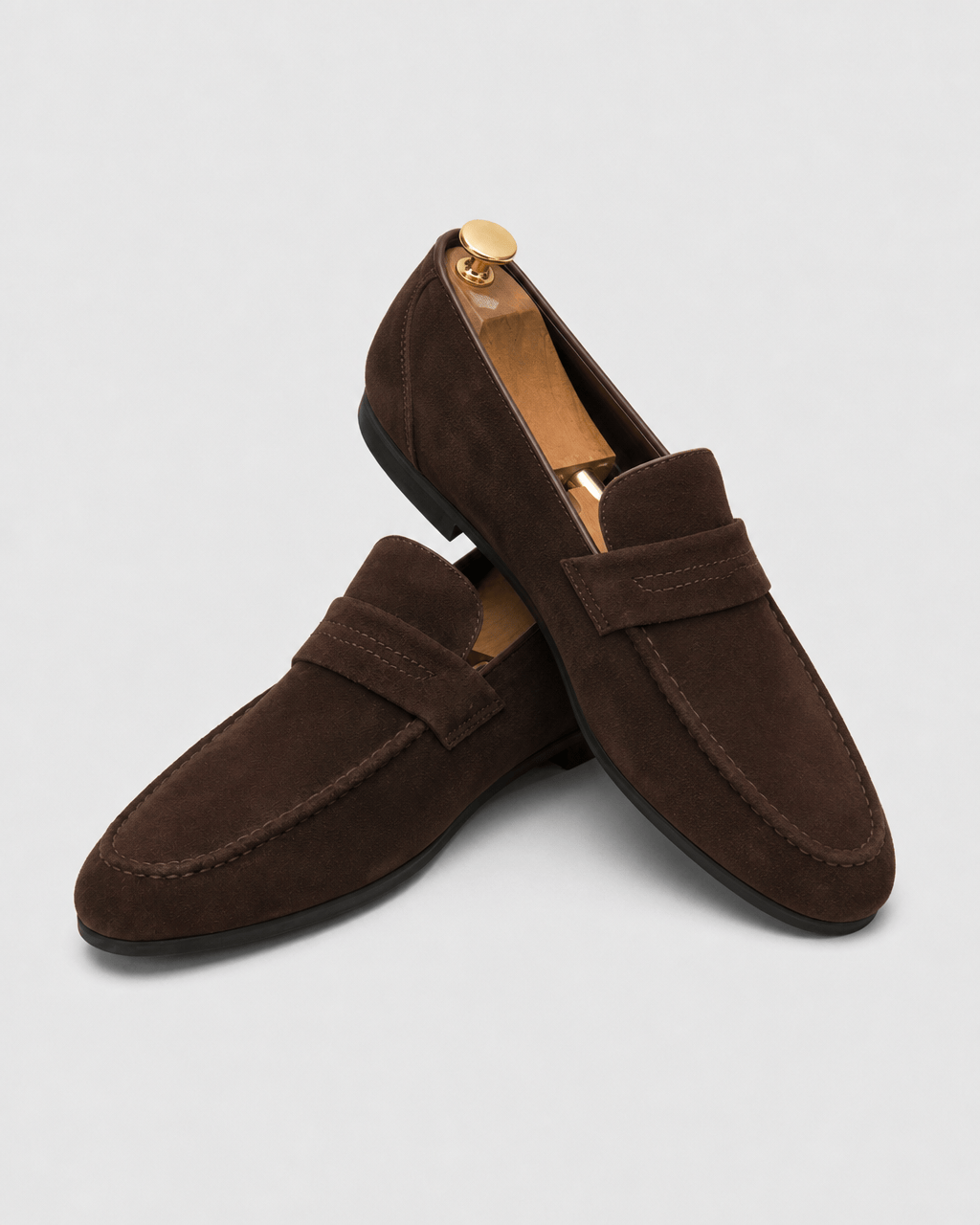 Loafers Signature Men's Leather Flat Driving Loafers
