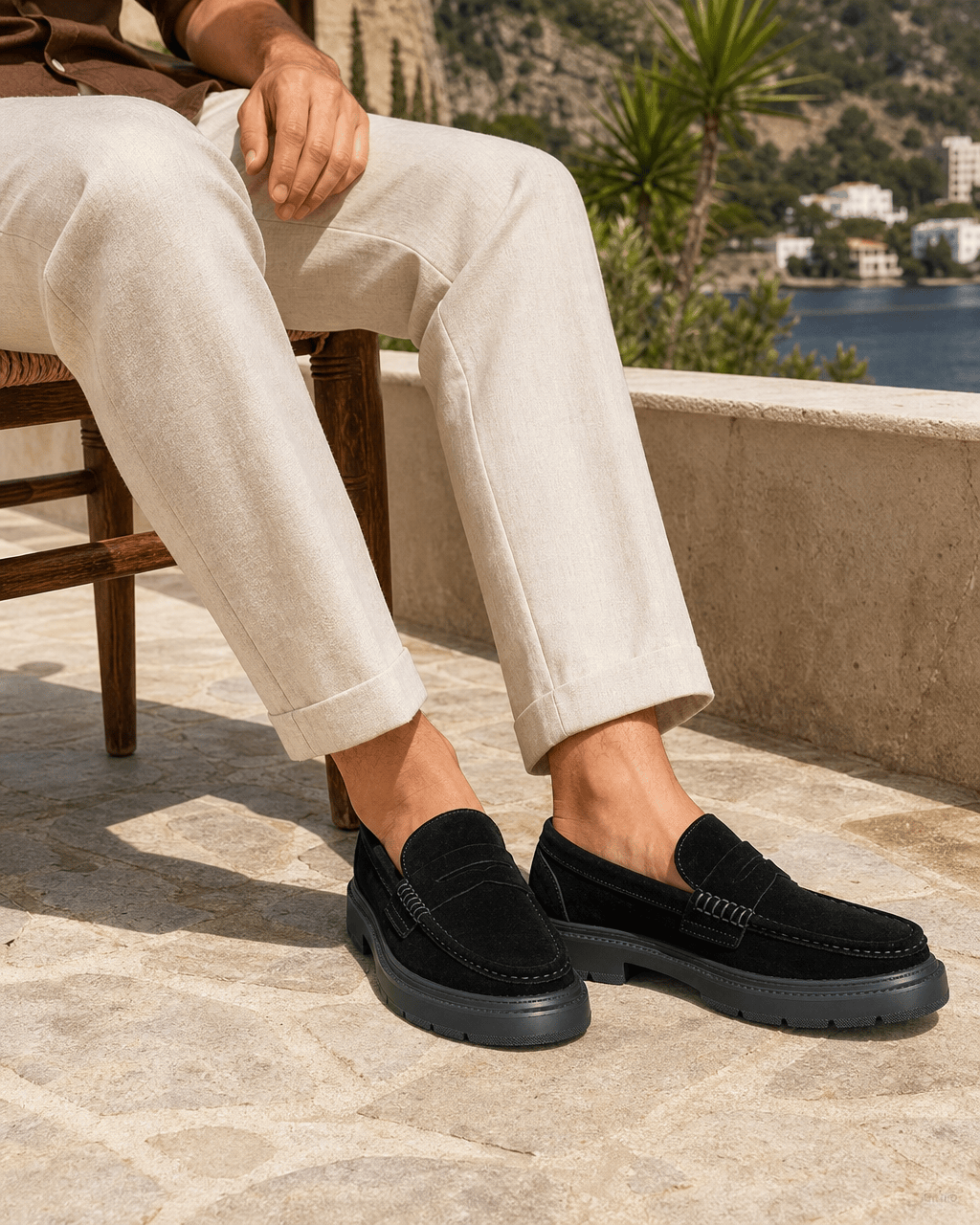 Loafers Signature Men's Lug Sole Penny Loafers
