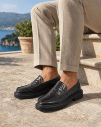 Loafers Signature Men's Lug Sole Penny Loafers