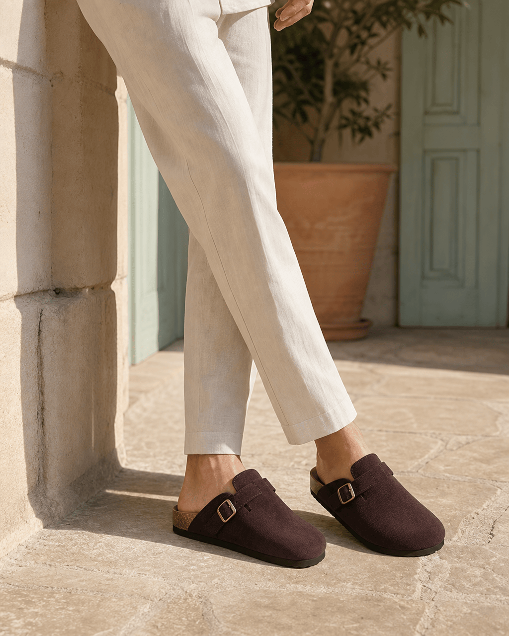 Loafers Signature Men's Napped Clog Mules