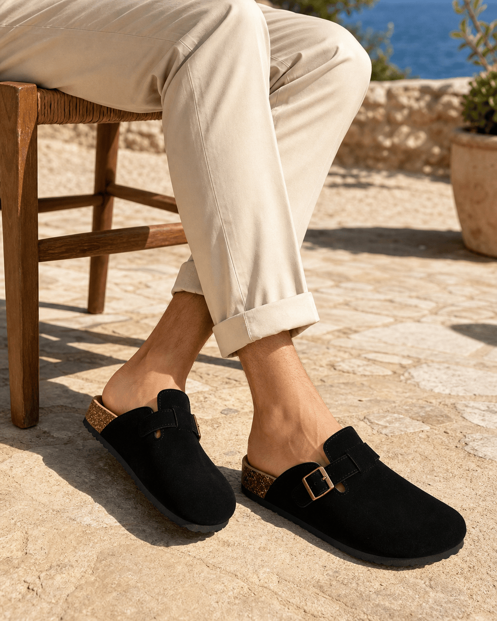 Loafers Signature Men's Napped Clog Mules