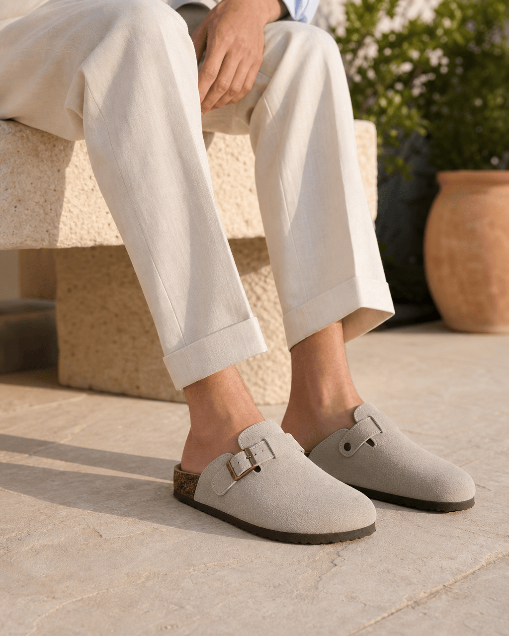 Loafers Signature Men's Napped Clog Mules