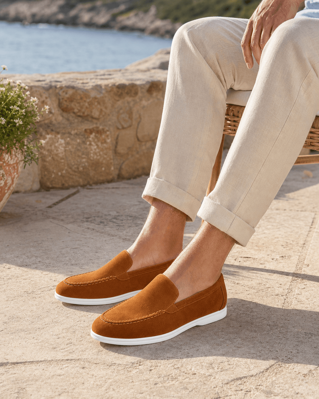 Loafers Signature Men's Napped Driving Loafers