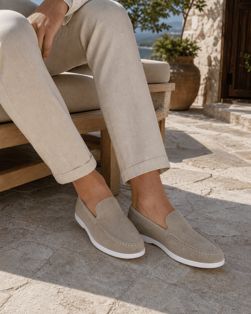 Loafers Signature Men's Napped Driving Loafers