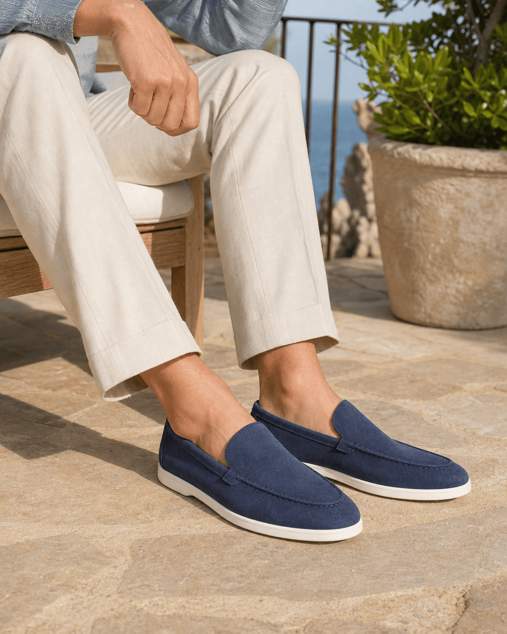 Loafers Signature Men's Napped Driving Loafers