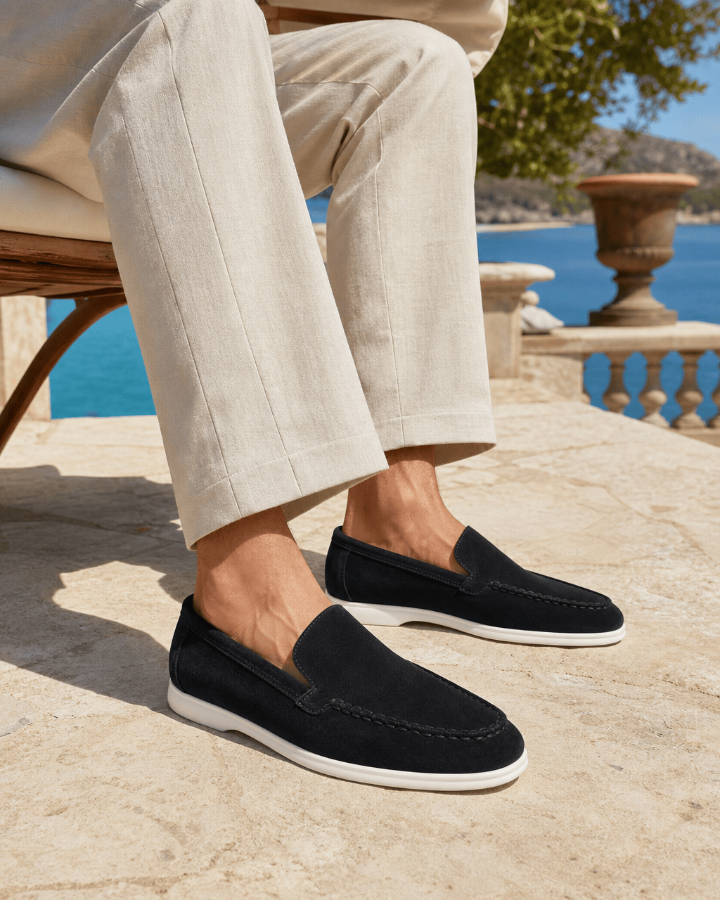 Loafers Signature Men's Napped Driving Loafers