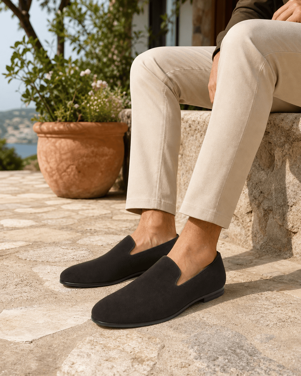 Loafers Signature Men's Napped Slip-On Loafers