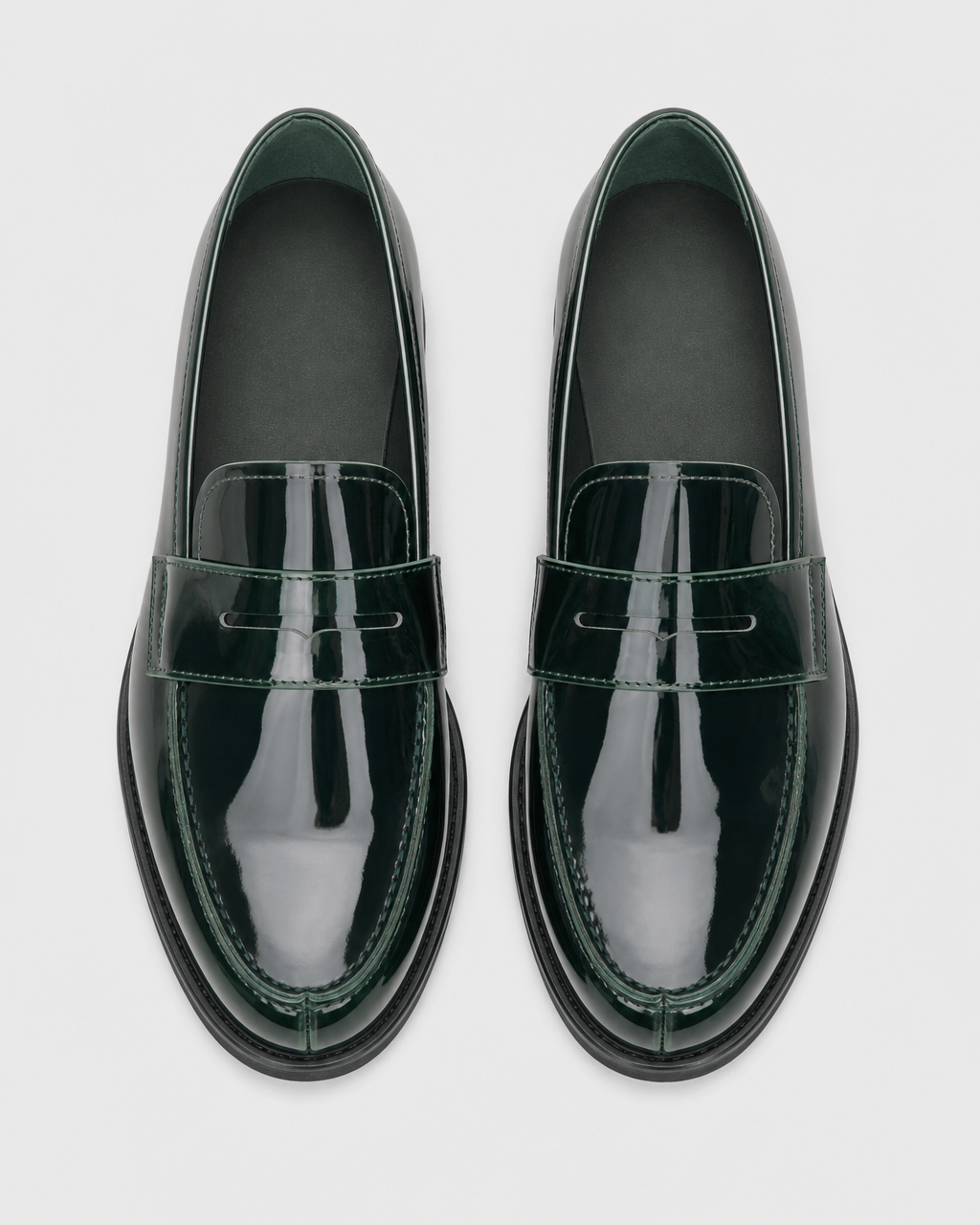 Loafers Signature Men's Patent Leather Horsebit Loafers