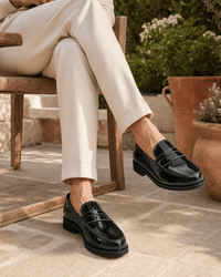 Loafers Signature Men's Patent Leather Horsebit Loafers