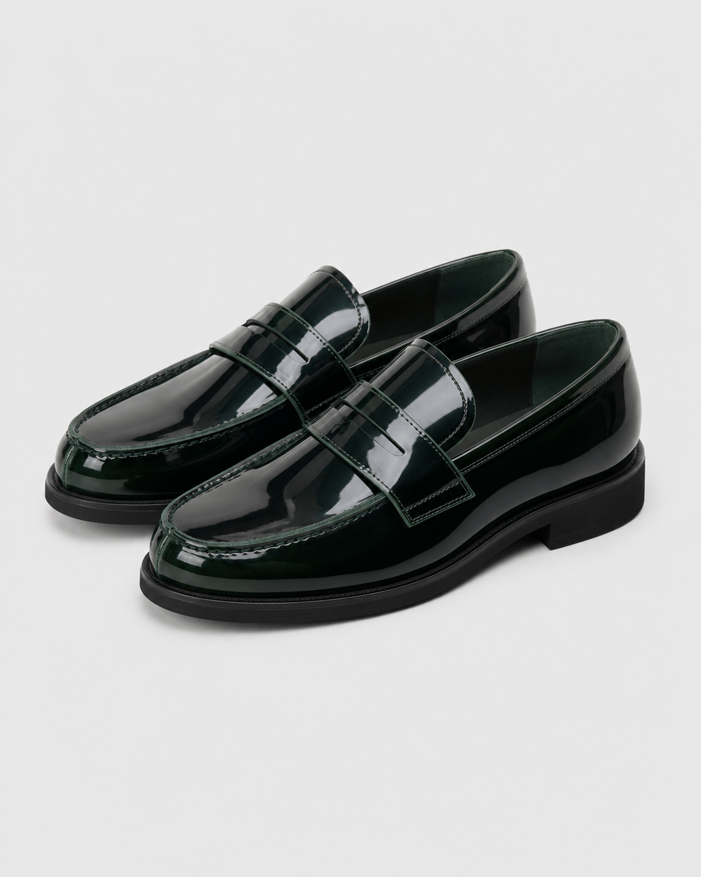 Loafers Signature Men's Patent Leather Horsebit Loafers