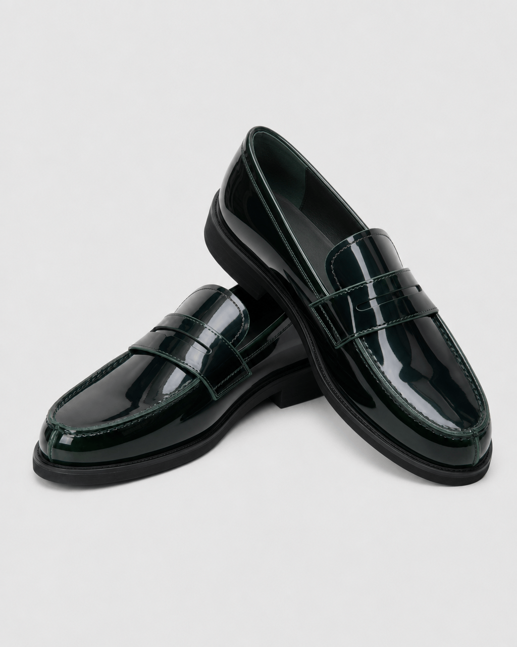 Loafers Signature Men's Patent Leather Horsebit Loafers