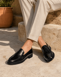 Loafers Signature Men's Patent Leather Horsebit Loafers