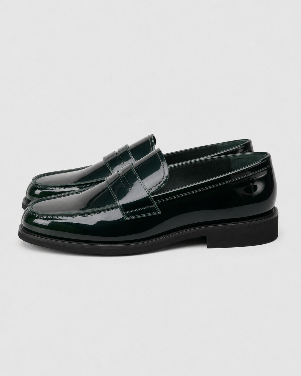 Loafers Signature Men's Patent Leather Horsebit Loafers