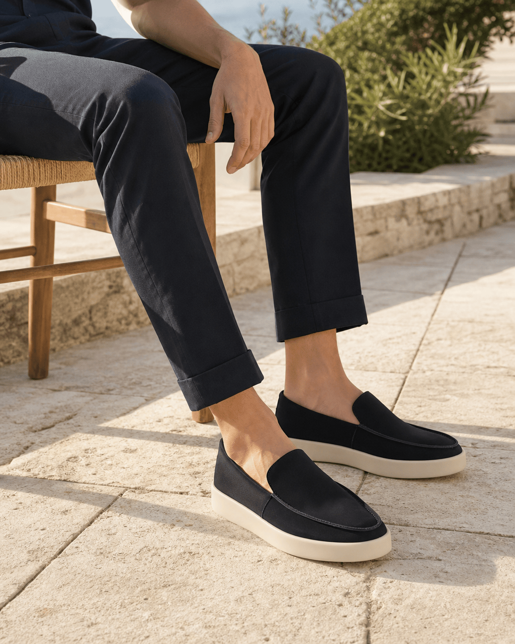 Loafers Signature Men's Pig Suede Slip-On Loafers