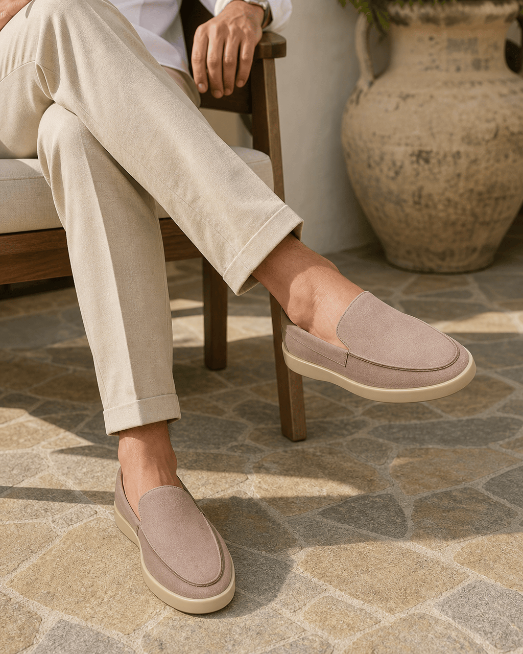 Loafers Signature Men's Pig Suede Slip-On Loafers