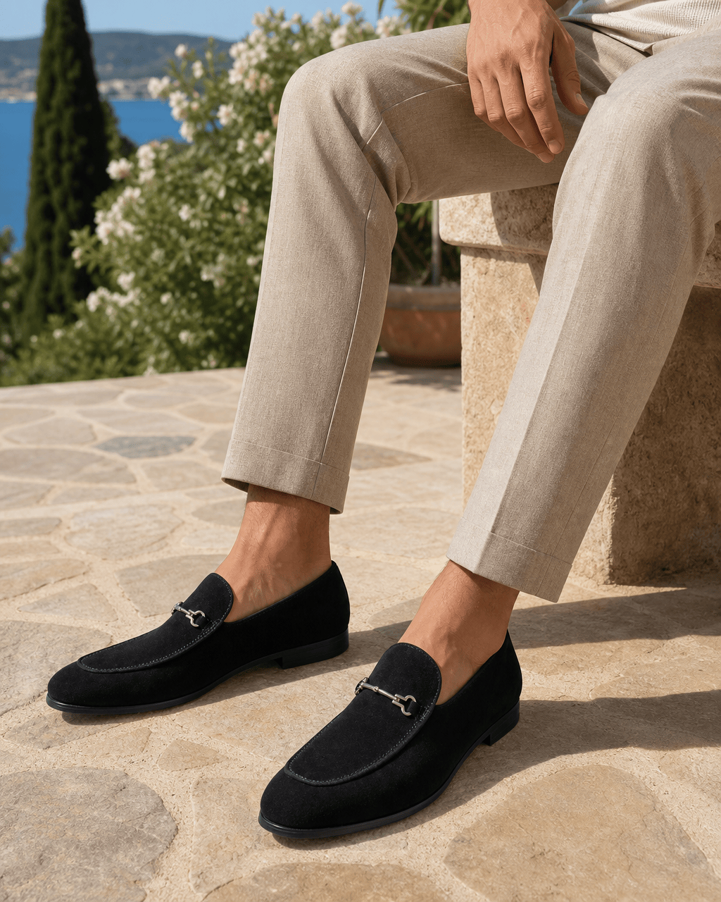 Loafers Signature Men's Platform Driving Loafers
