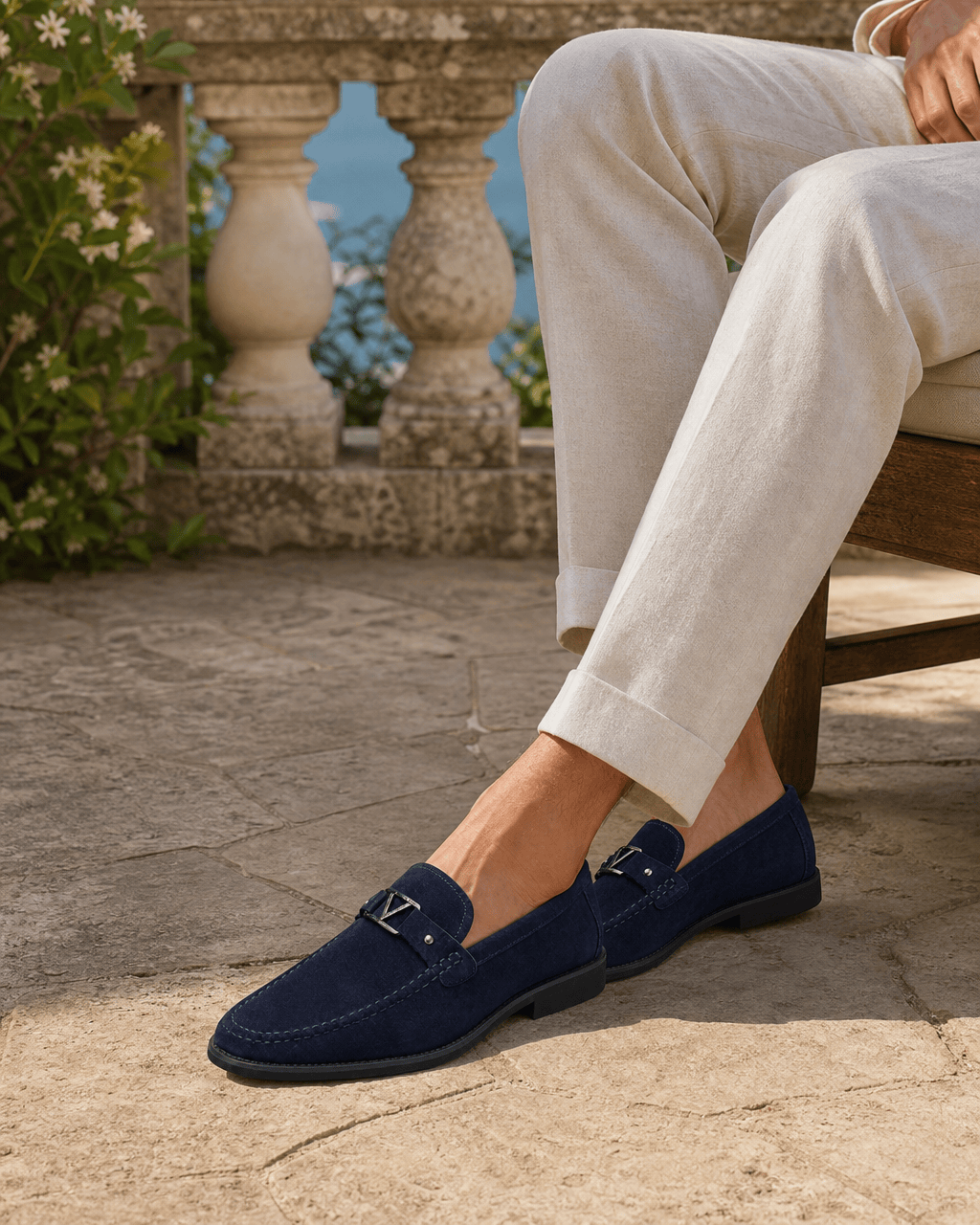 Loafers Signature Men's Pointed-Toe Driving Loafers