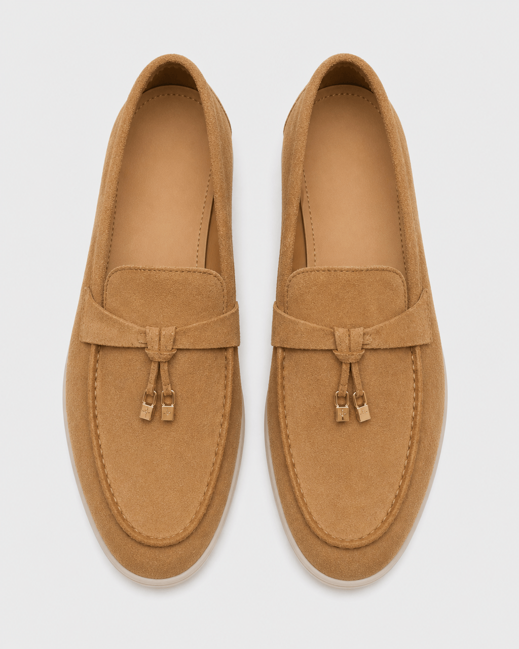 Loafers Signature Men's Pointed-Toe Leather Slip-On Loafers