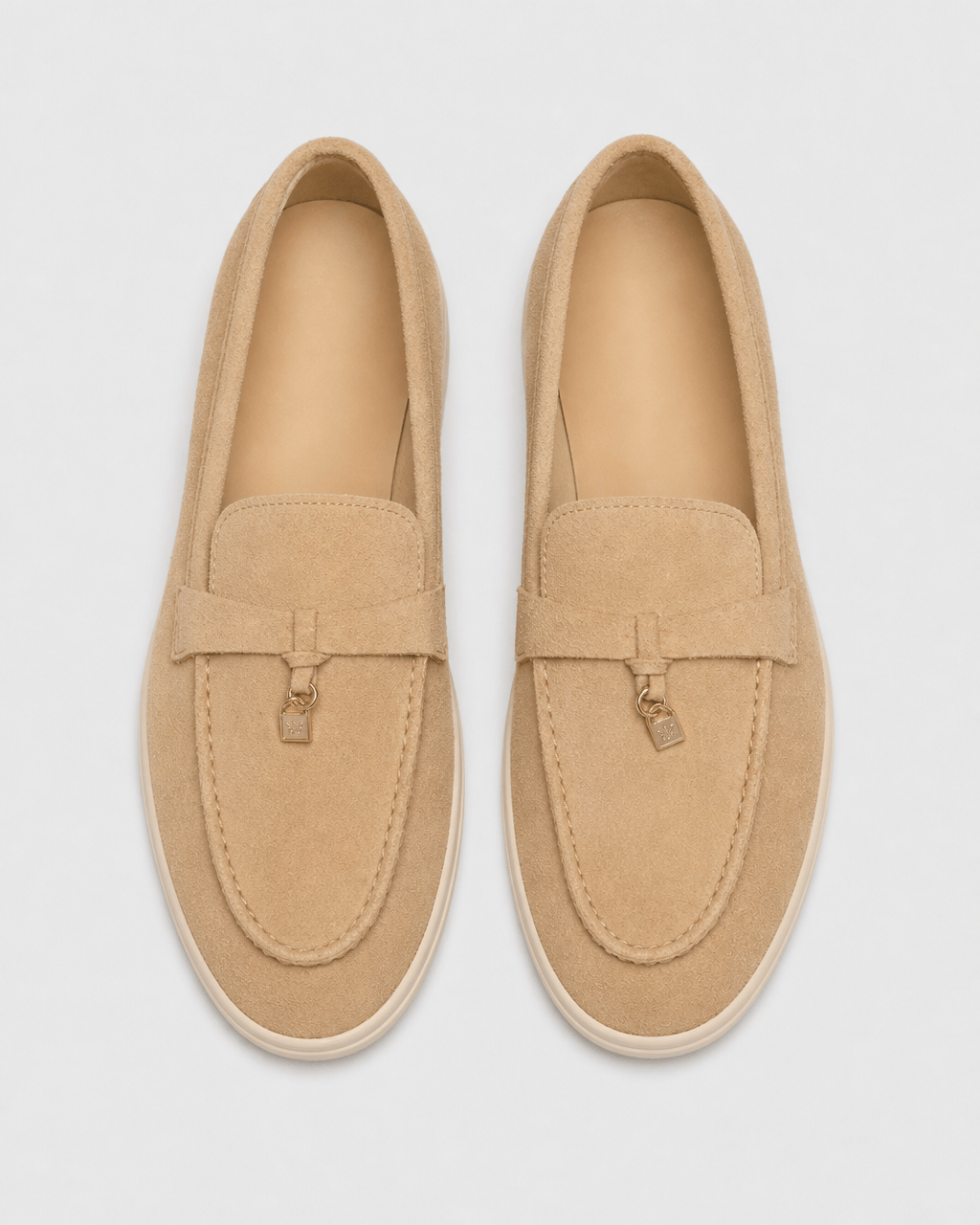 Loafers Signature Men's Pointed-Toe Leather Slip-On Loafers