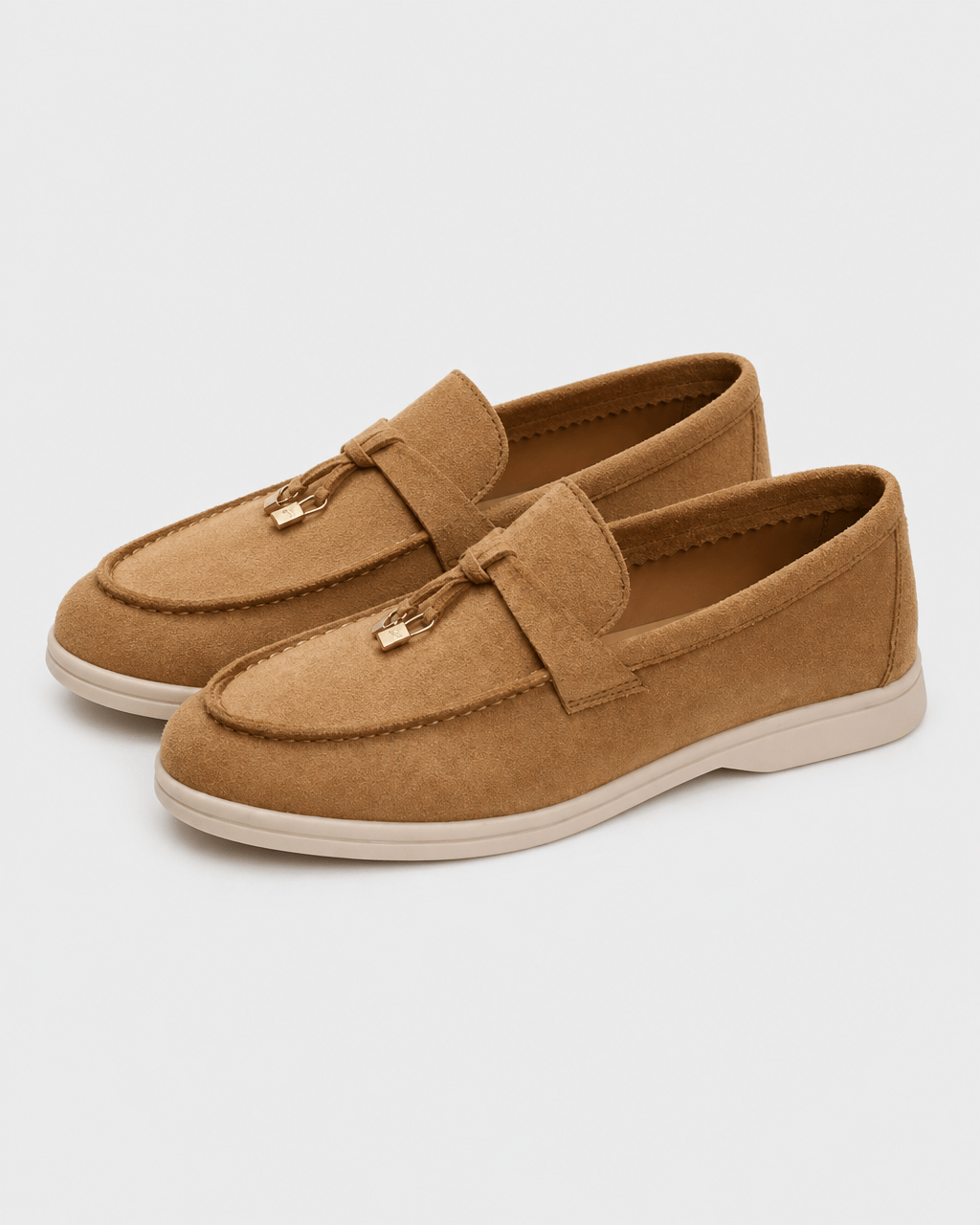 Loafers Signature Men's Pointed-Toe Leather Slip-On Loafers