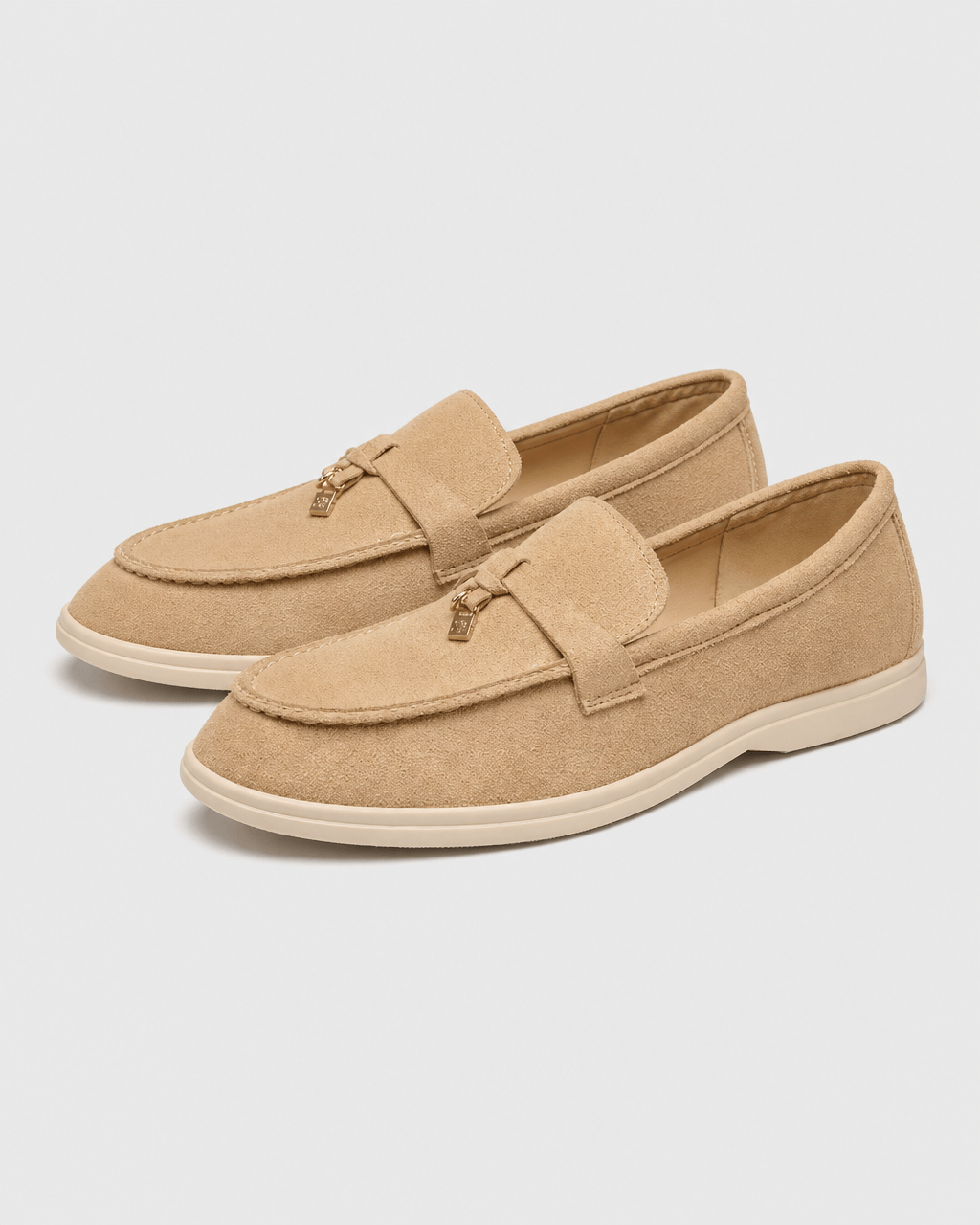 Loafers Signature Men's Pointed-Toe Leather Slip-On Loafers