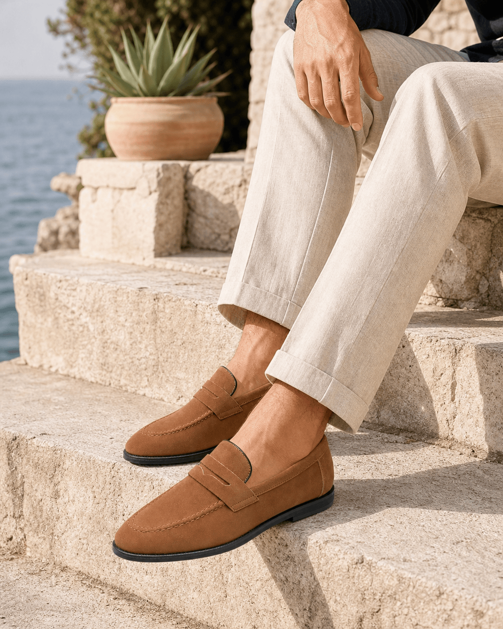 Loafers Signature Men's Polished Driving Loafers