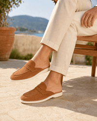 Loafers Signature Men's Sheep Nubuck Backless Mules