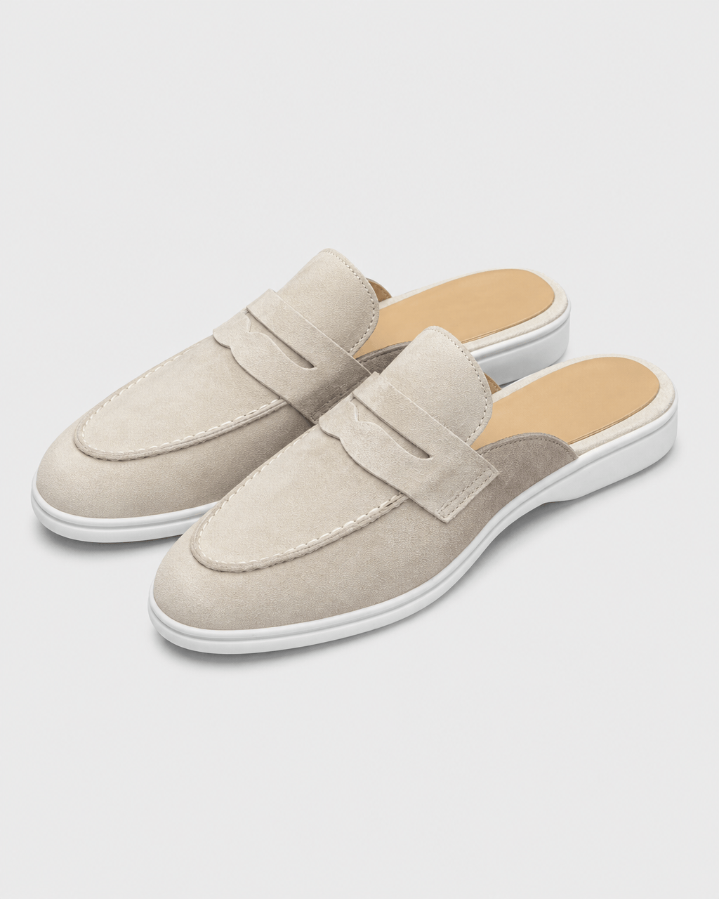 Loafers Signature Men's Sheep Nubuck Backless Mules