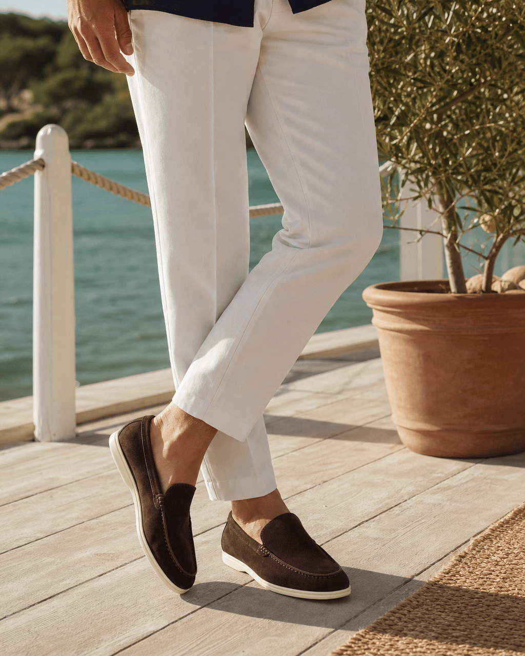 Loafers Signature Men's Soft Canvas Slip-On Loafers