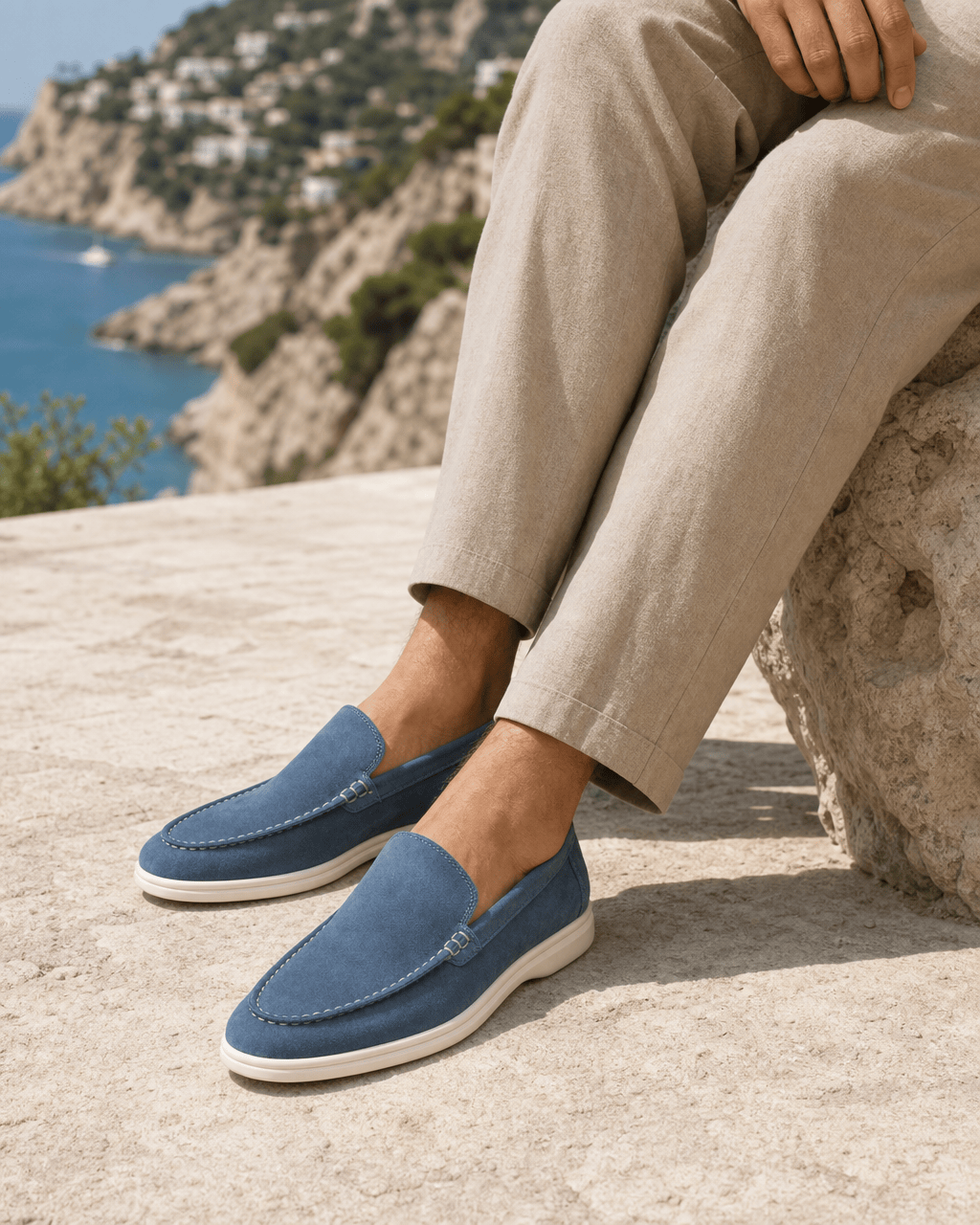 Loafers Signature Men's Soft Canvas Slip-On Loafers
