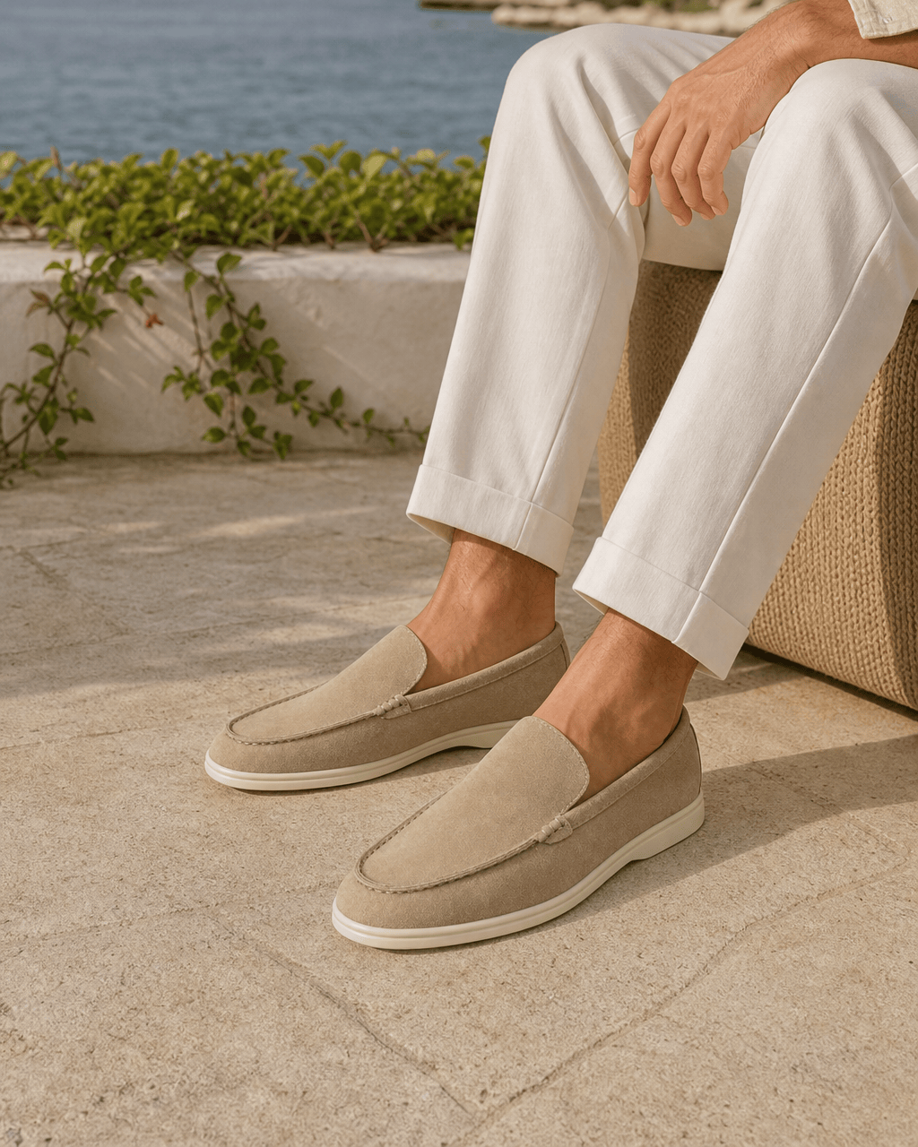 Loafers Signature Men's Soft Canvas Slip-On Loafers