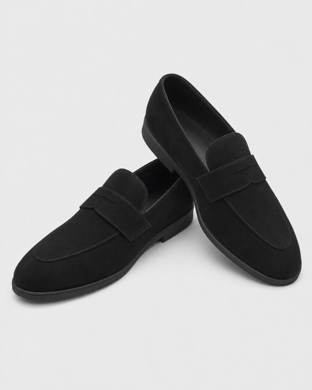 Loafers Signature Men's Split Leather Platform Loafers