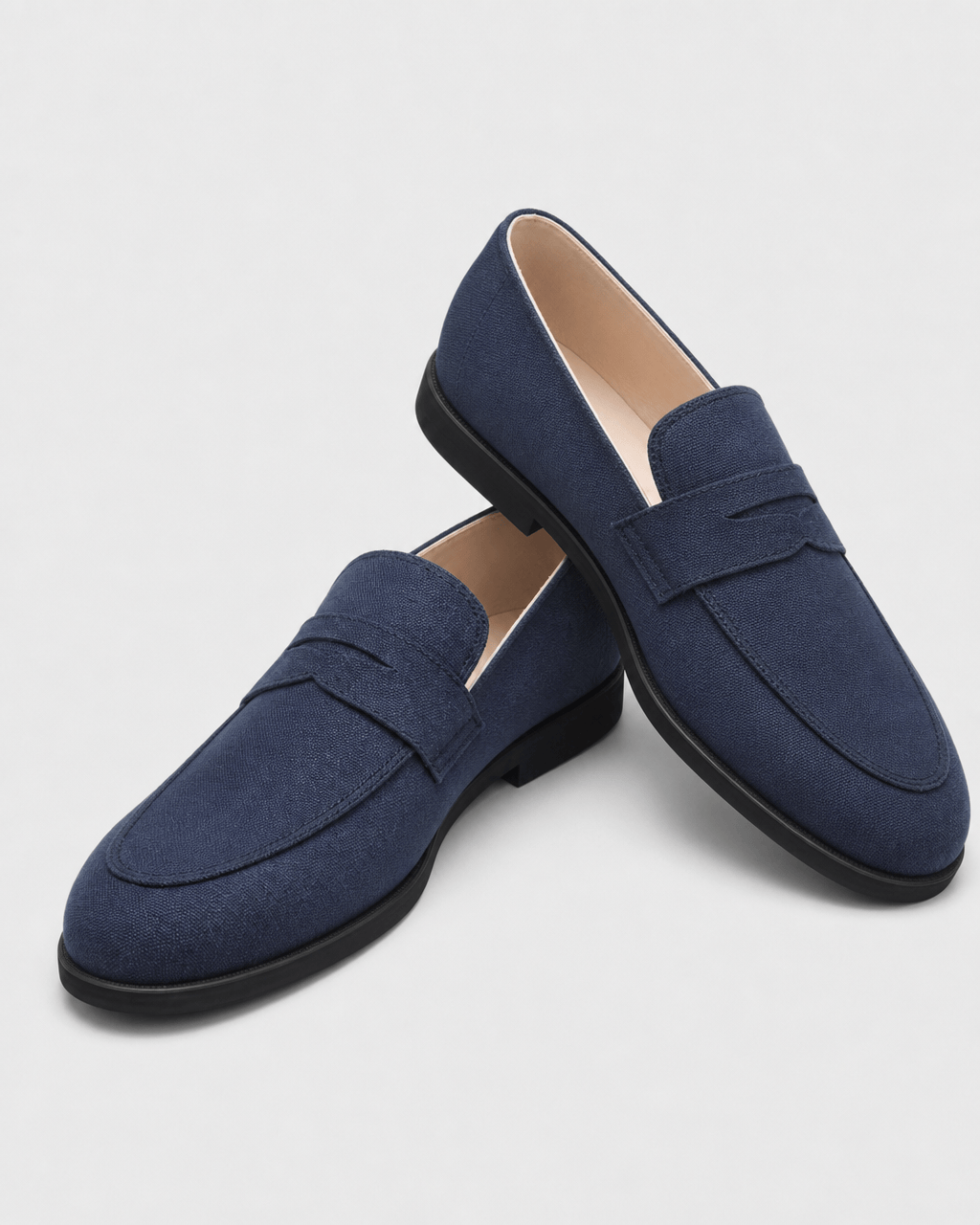 Loafers Signature Men's Split Leather Platform Loafers