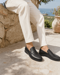 Loafers Signature Men's Split Leather Platform Loafers