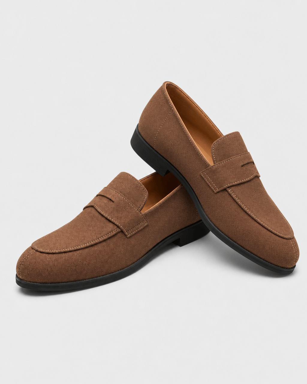 Loafers Signature Men's Split Leather Platform Loafers