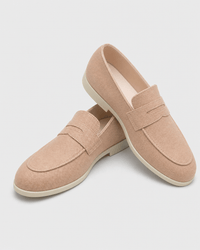 Loafers Signature Men's Split Leather Platform Loafers