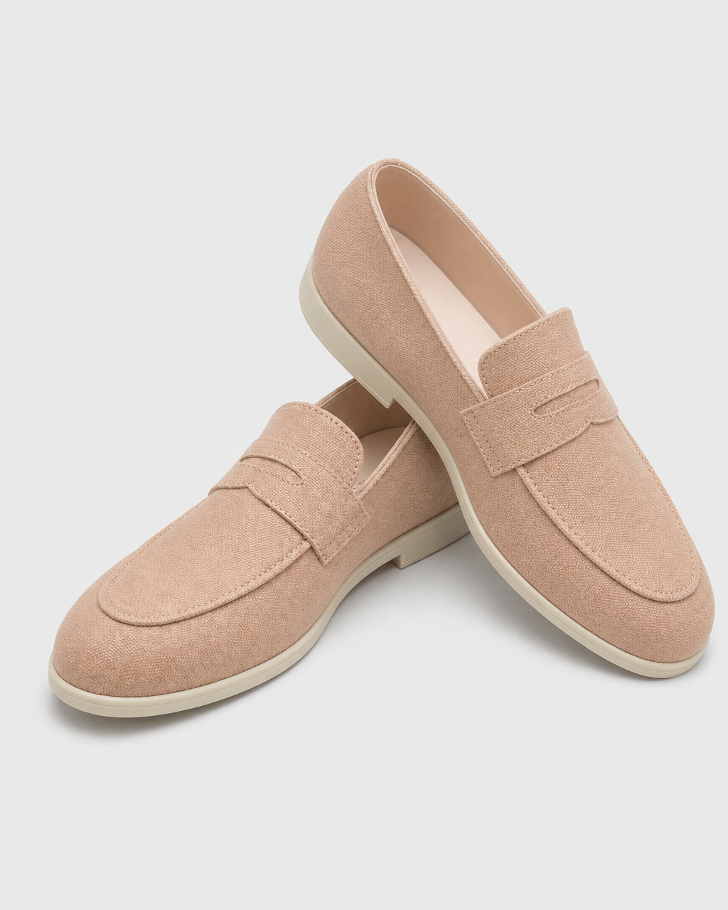 Loafers Signature Men's Split Leather Platform Loafers