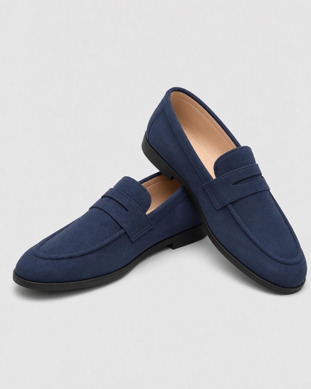 Loafers Signature Men's Split Leather Slip-On Loafers