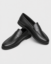 Loafers Signature Men's Split Leather Slip-On Loafers