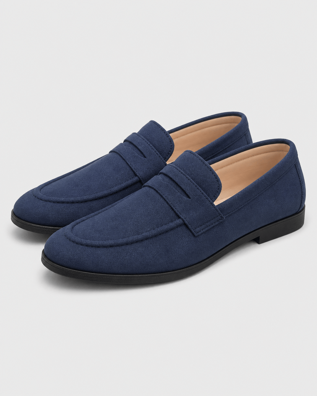 Loafers Signature Men's Split Leather Slip-On Loafers