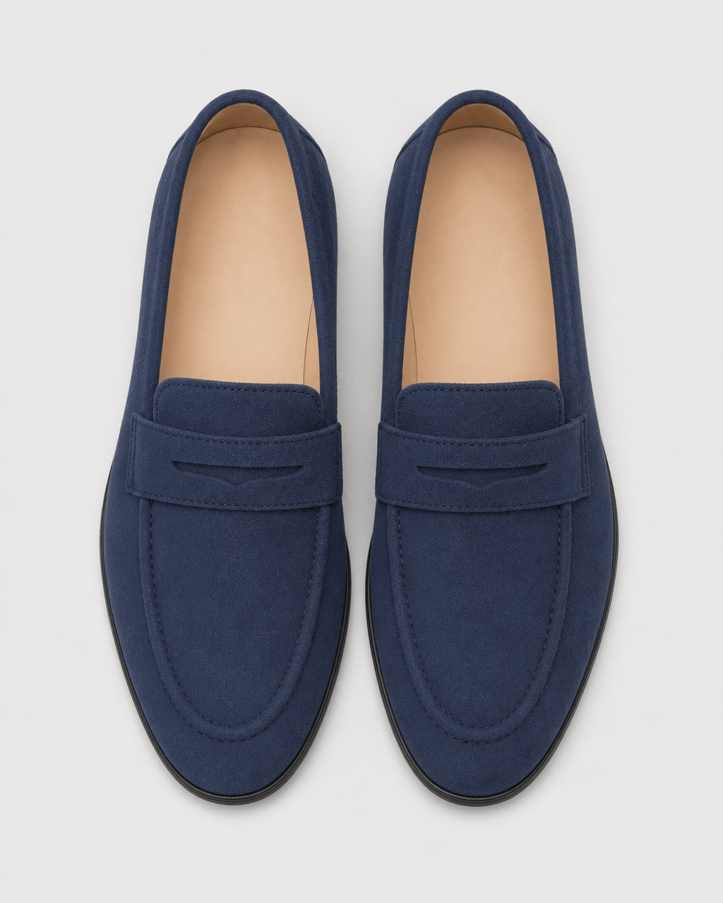 Loafers Signature Men's Split Leather Slip-On Loafers