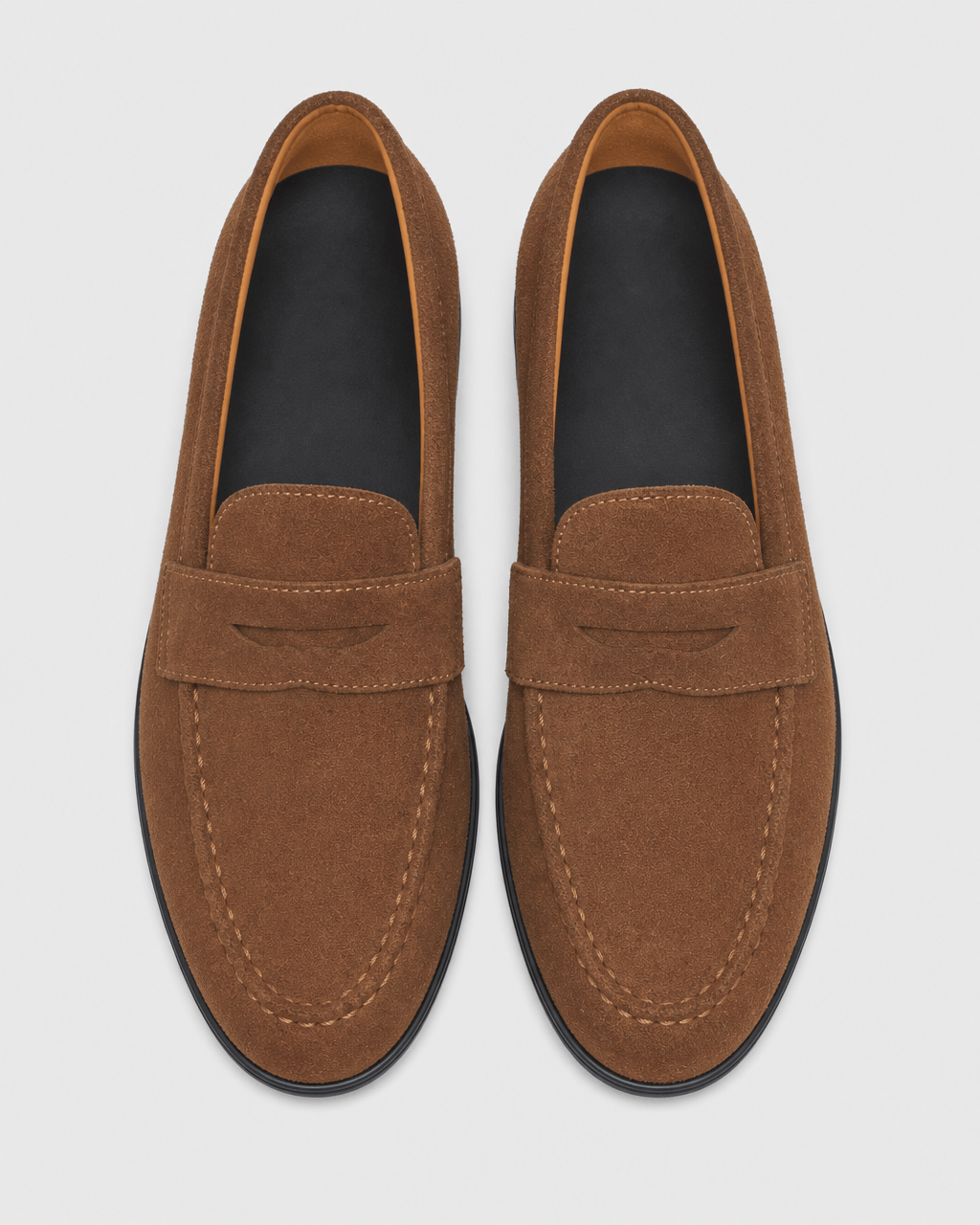 Loafers Signature Men's Split Leather Slip-On Loafers