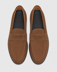 Loafers Signature Men's Split Leather Slip-On Loafers