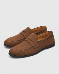 Loafers Signature Men's Split Leather Slip-On Loafers